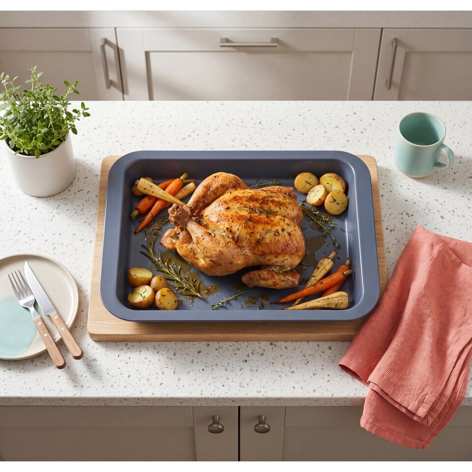 image 1 of Progress Mellow Oven Roaster Tray