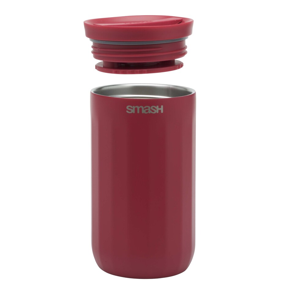 image 1 of Smash Blue Rose Stainless Steel Coffee Cup 350Ml