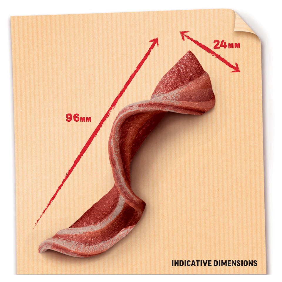 image 1 of Bakers Sizzlers Dog Treats Bacon 90G
