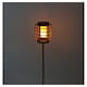 image 2 of Tesco Rattan Flame Effect Stake Light