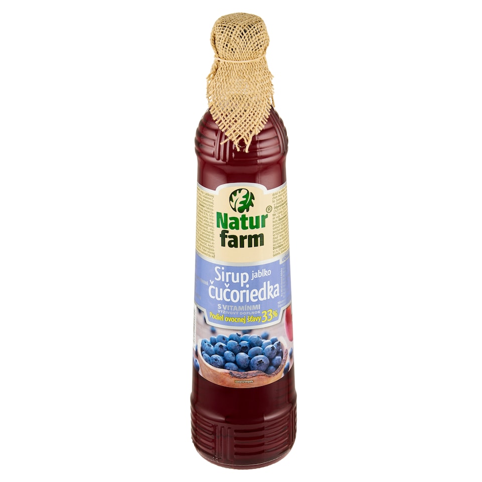 obrázok 1 z Natur Farm Sirup jablko čučoriedka s vitamínmi 0,7 l