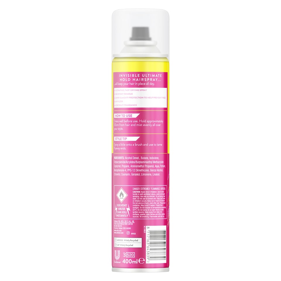 image 1 of Vo5 Ultimate Hold Hair Spray 400Ml