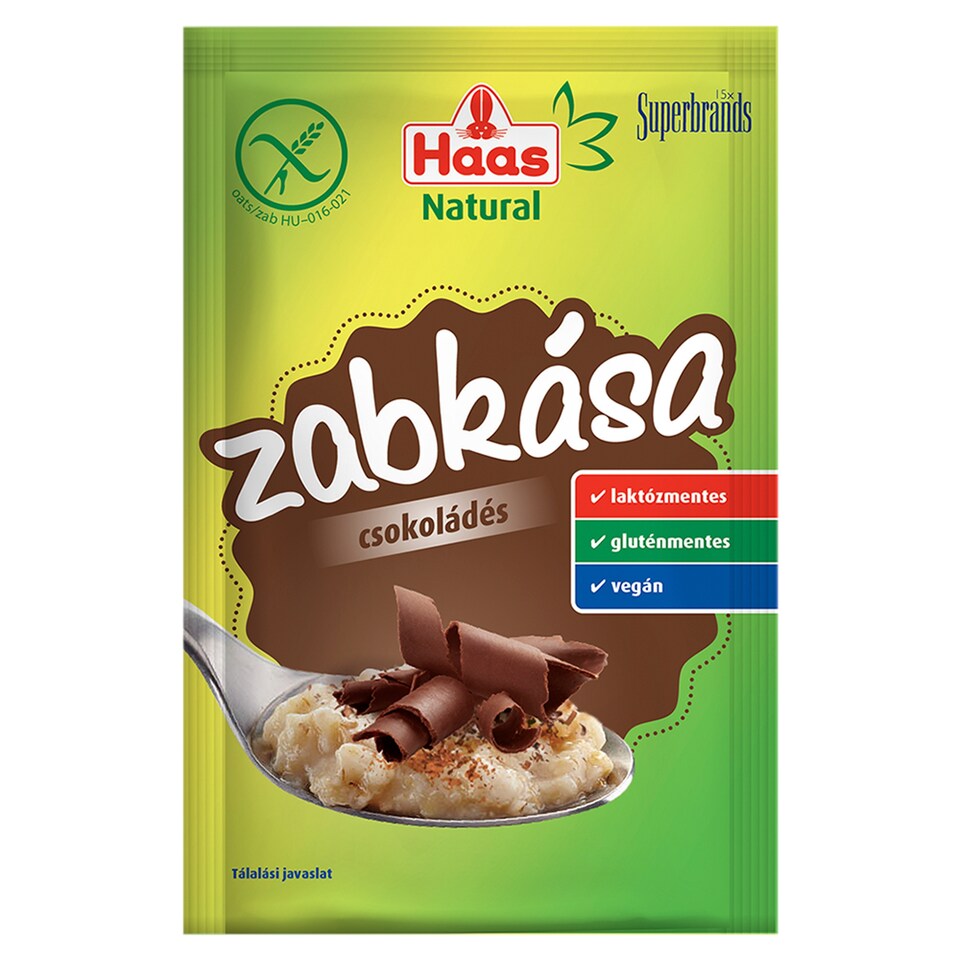 Haas Natural csokoládés zabkása 50 g