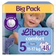 Libero Comfort Big Pack pelenka, méret: 5, 11-17 kg, 48 db  1. kép