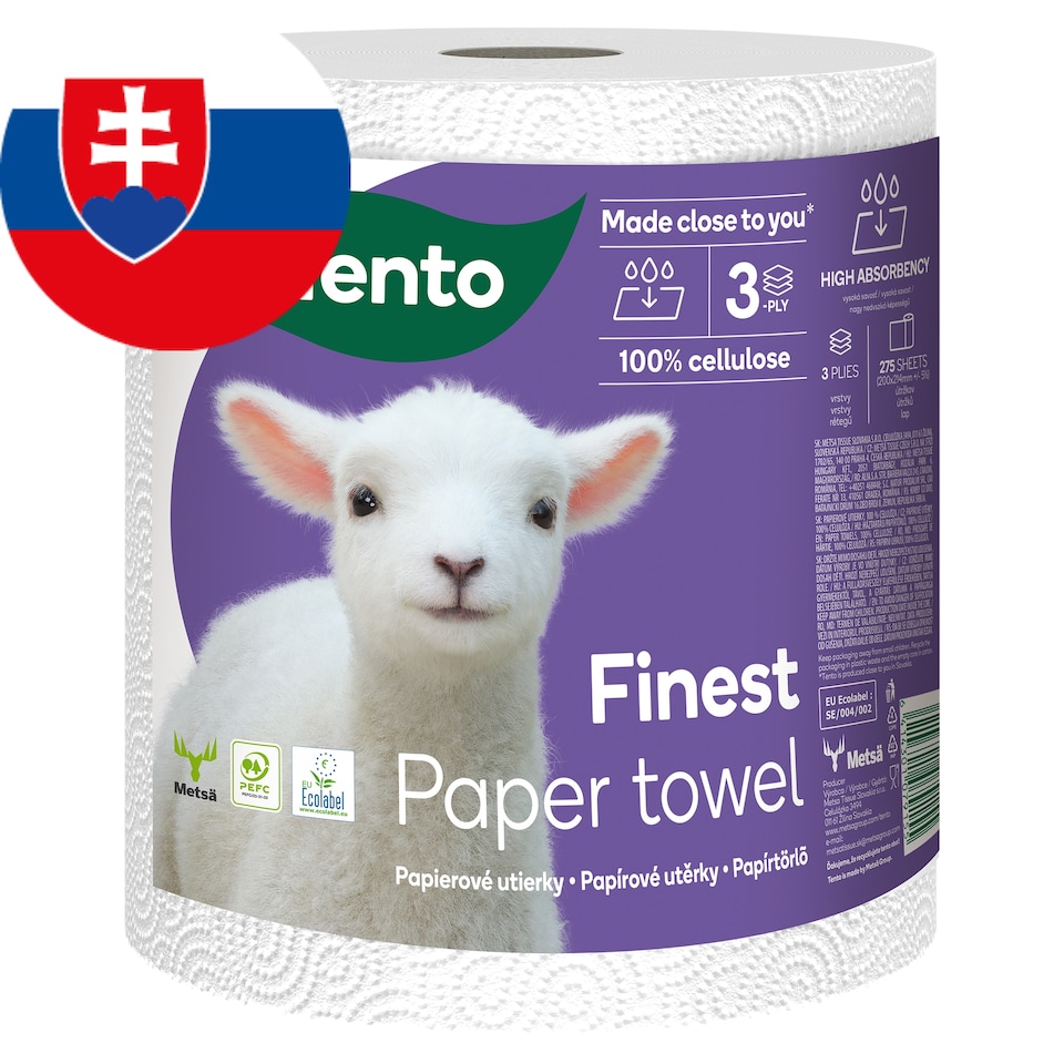 Tento Finest Paper Towels 3 Ply 1 Roll