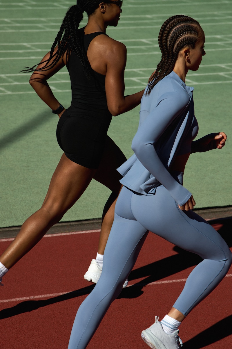 image 1 of F&F Active EVERYHOUR High Waisted Leggings in Blue