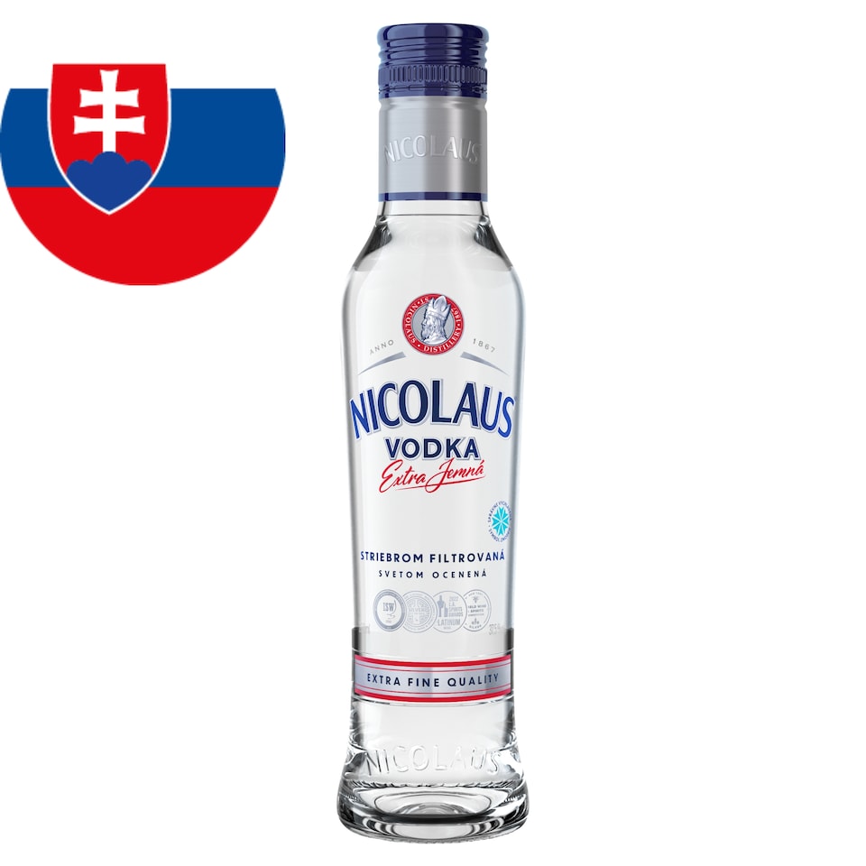 Nicolaus Vodka Extra Jemná 37,5% 0,2 l