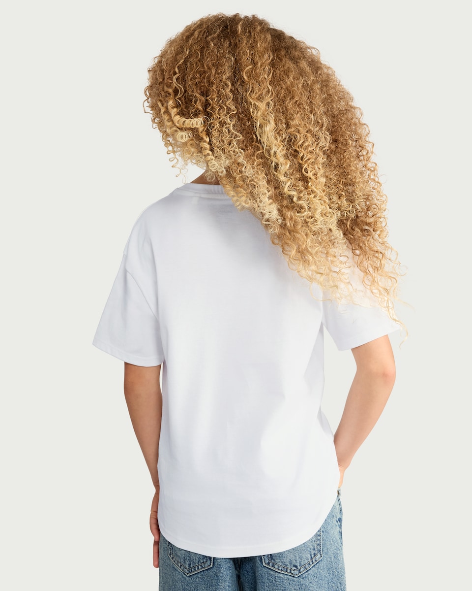 image 1 of Pompompurin Pure Cotton T-Shirt in White