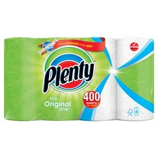 Plenty Kitchen Towel White 8 Roll