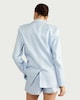 image 3 of F&F Pure Linen Tailored Single Breasted Blazer in Blue