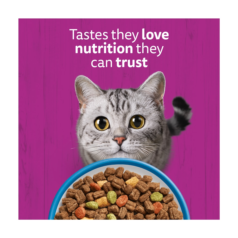 image 1 of Whiskas 1+ Adult Dry Cat Food Biscuits Tuna 800g