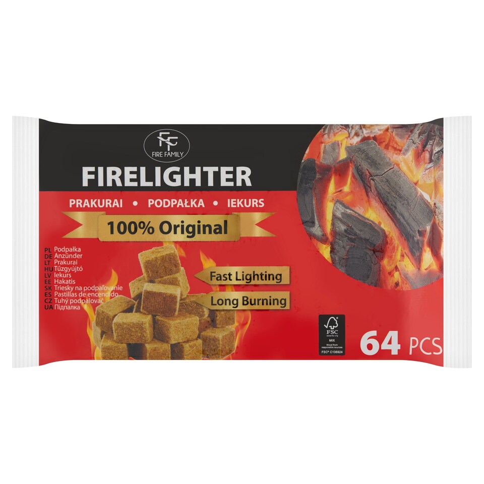 Fire Family Firelighter 64 pcs