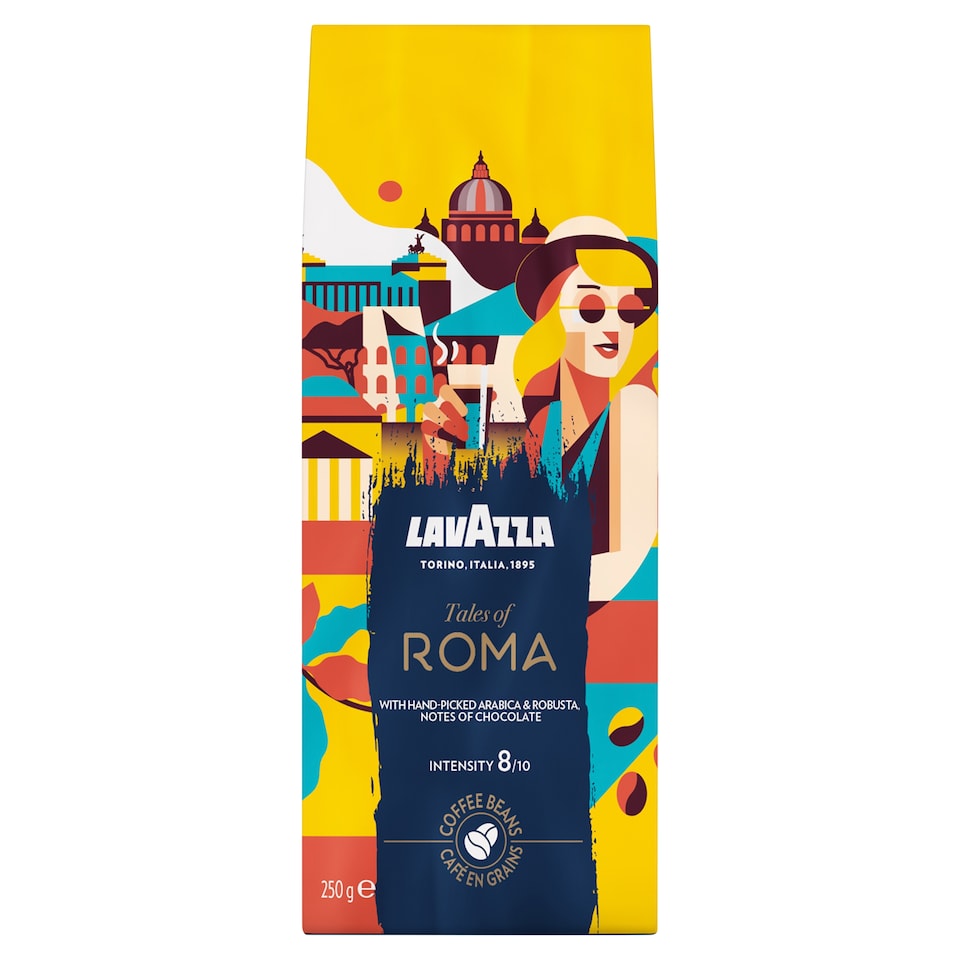 image 1 of Lavazza Tales of Roma Coffee Beans 250g