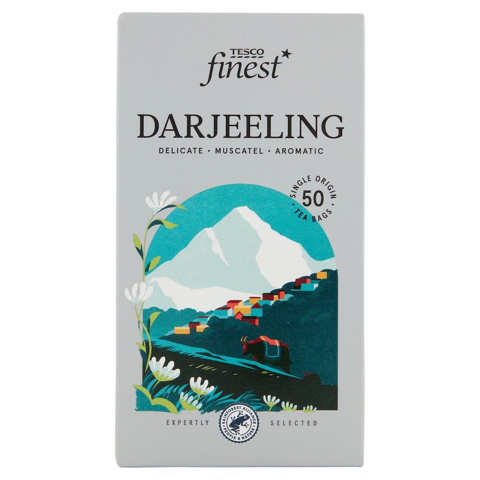 Tesco Finest Darjeeling Black Tea 50 pcs 100 g