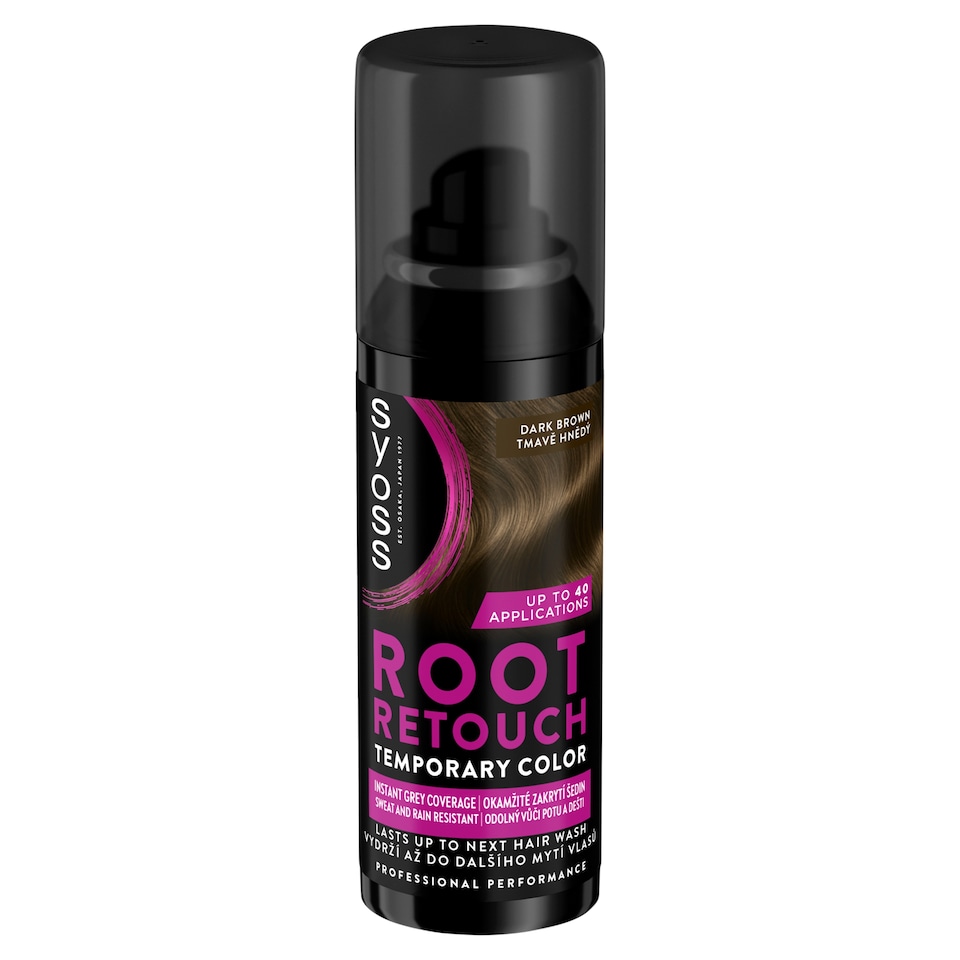 image 1 of Syoss Root Retouch Temporary Color Corrector for Ingrown Hair Dark Brown 120 ml