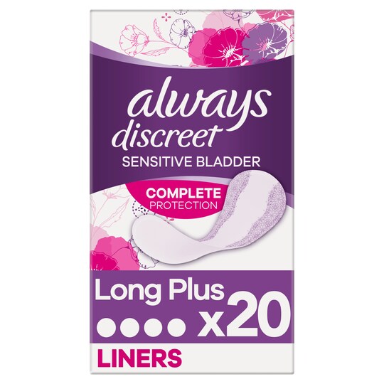 Always Discreet Plus Incontinence Panty Liners 20 Pack Tesco Groceries