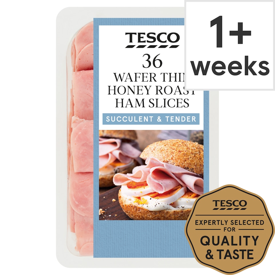 Tesco Wafer Thin Honey Roast Ham Slices 400g