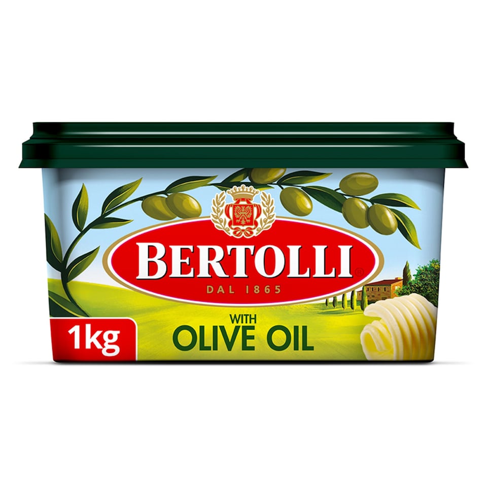 image 1 of Bertolli Vegetable Fat Spread With Olive Oil 1Kg