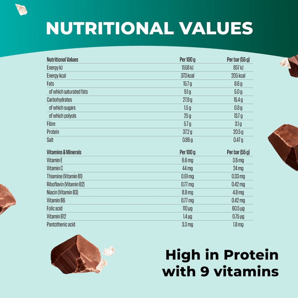 image 1 of Fulfil Dark Chocolate Salted Caramel Vitamin And Prtn Bar 55G