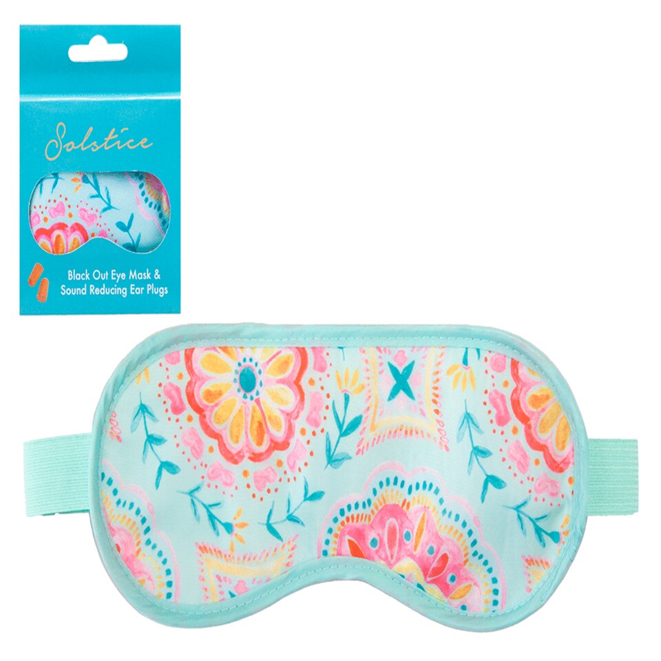 Solstice Floral Eye Mask & Earplugs Set
