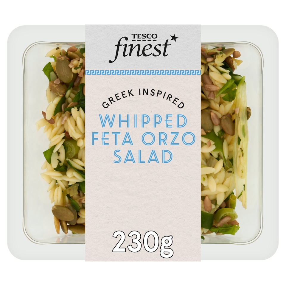 Tesco Finest Whipped Greek Feta Orzo Salad 230g