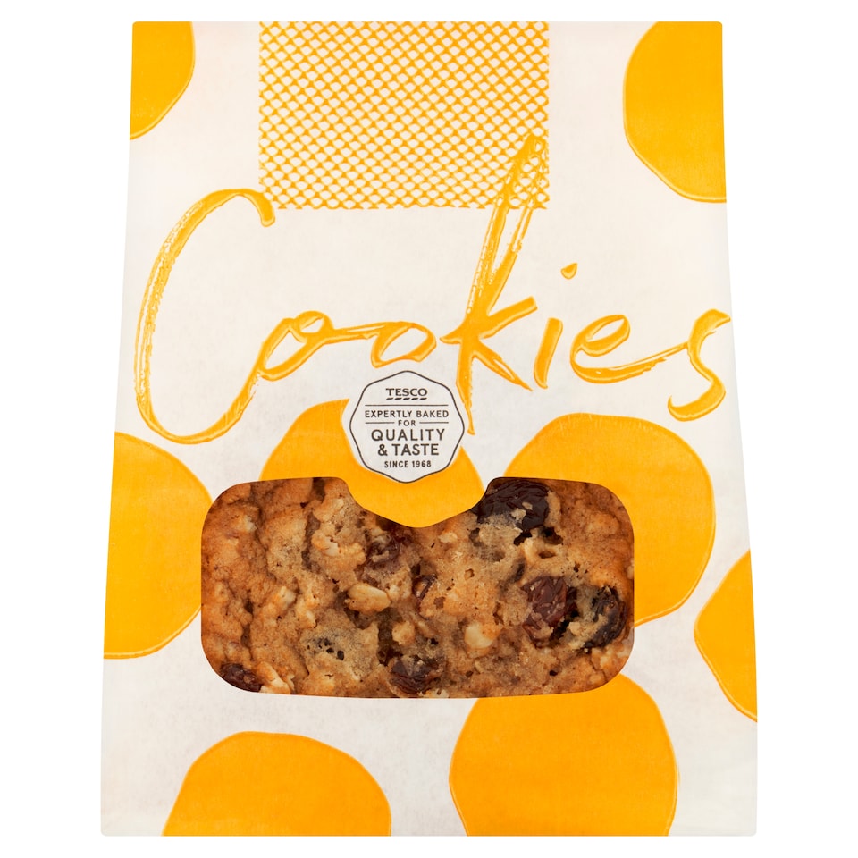 image 1 of Tesco Oat And Raisin Cookies 5 Pack