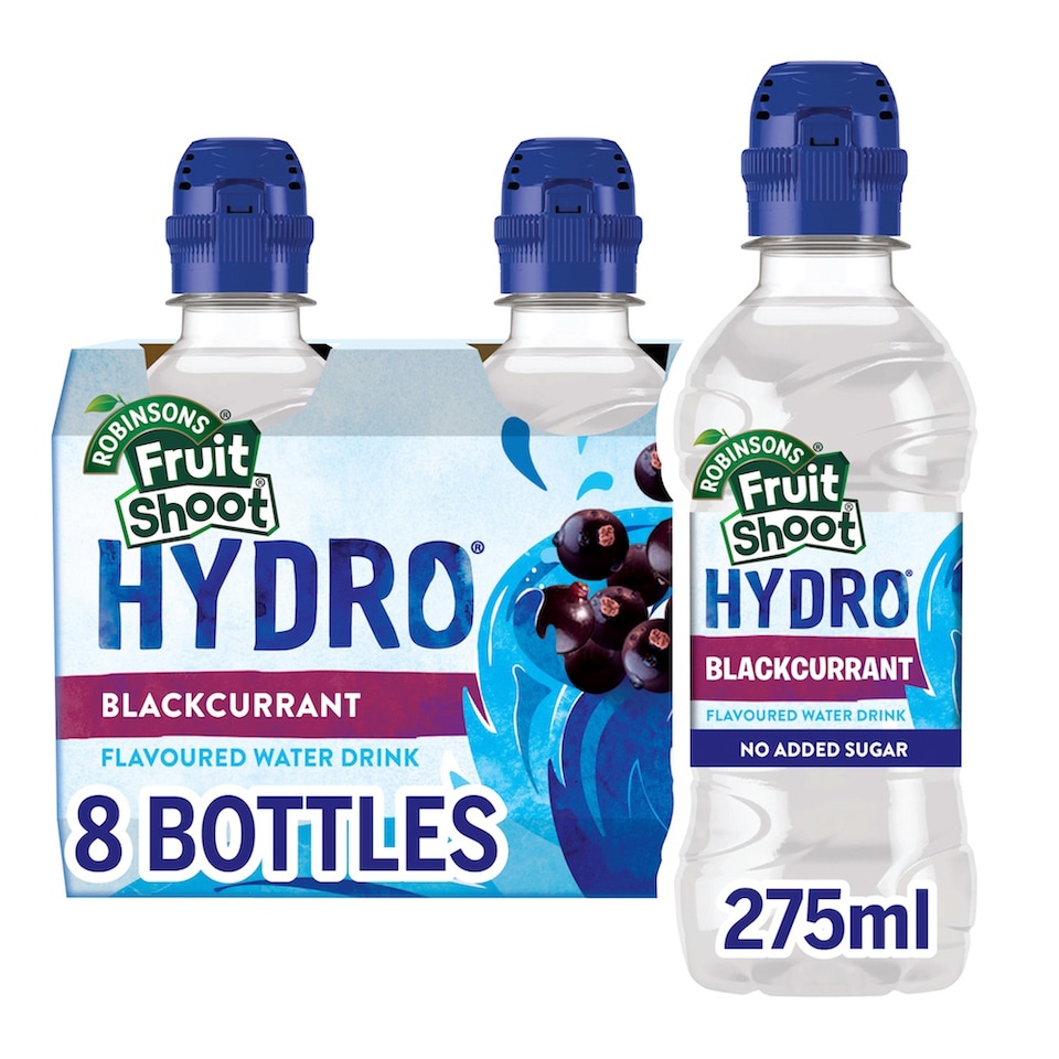 Fruit Shoot Hydro Blackcurrant Kids Juice Drink 8x275ml