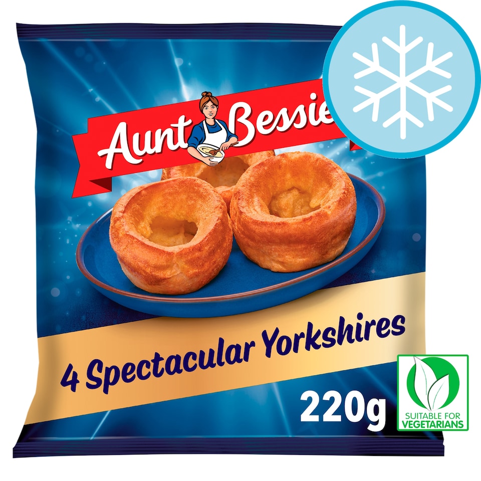 image 1 of Aunt Bessie's 4 Yorkshire Puddings Sea Salt & Rosemary 220G