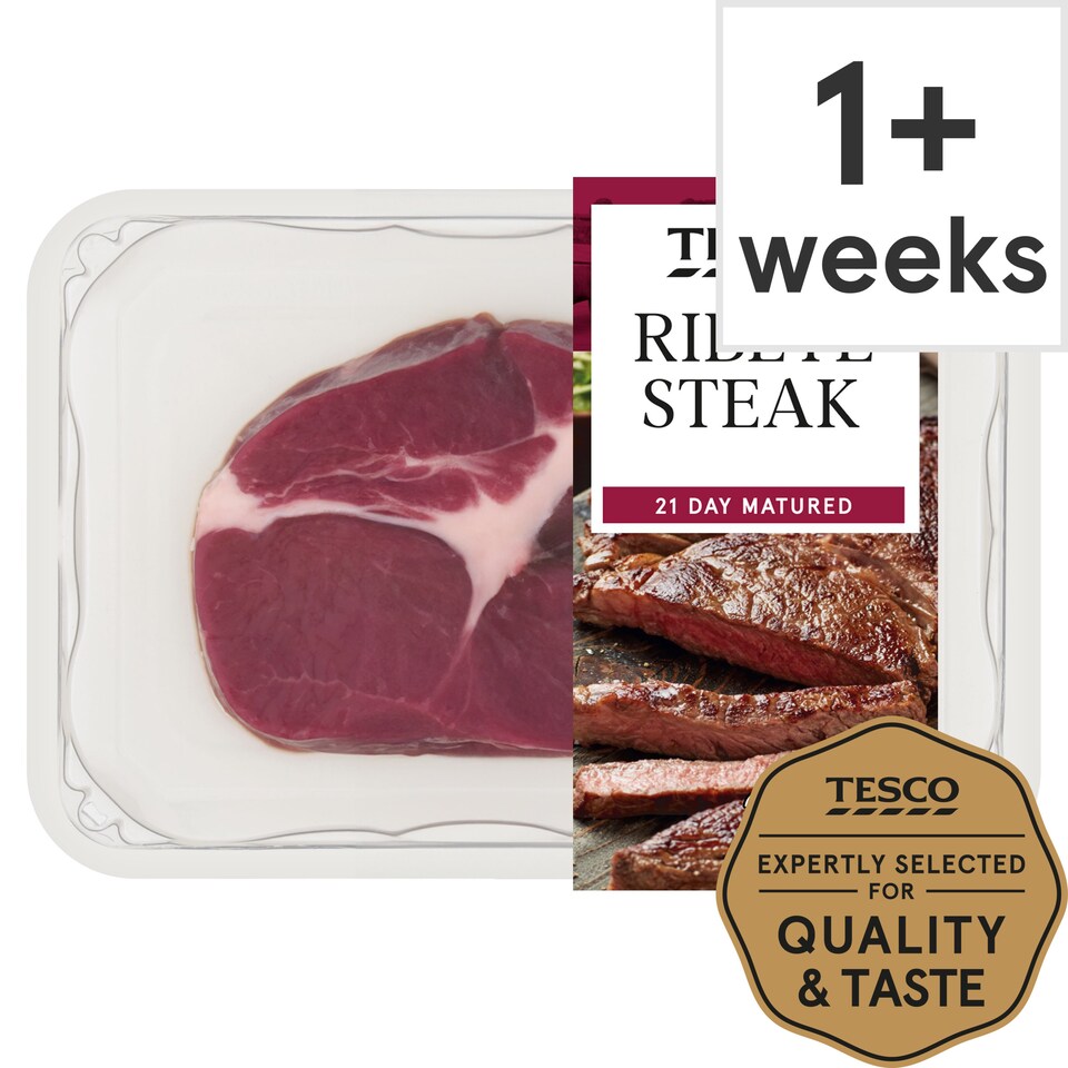 Tesco Beef Ribeye Steak 227G Tesco Groceries