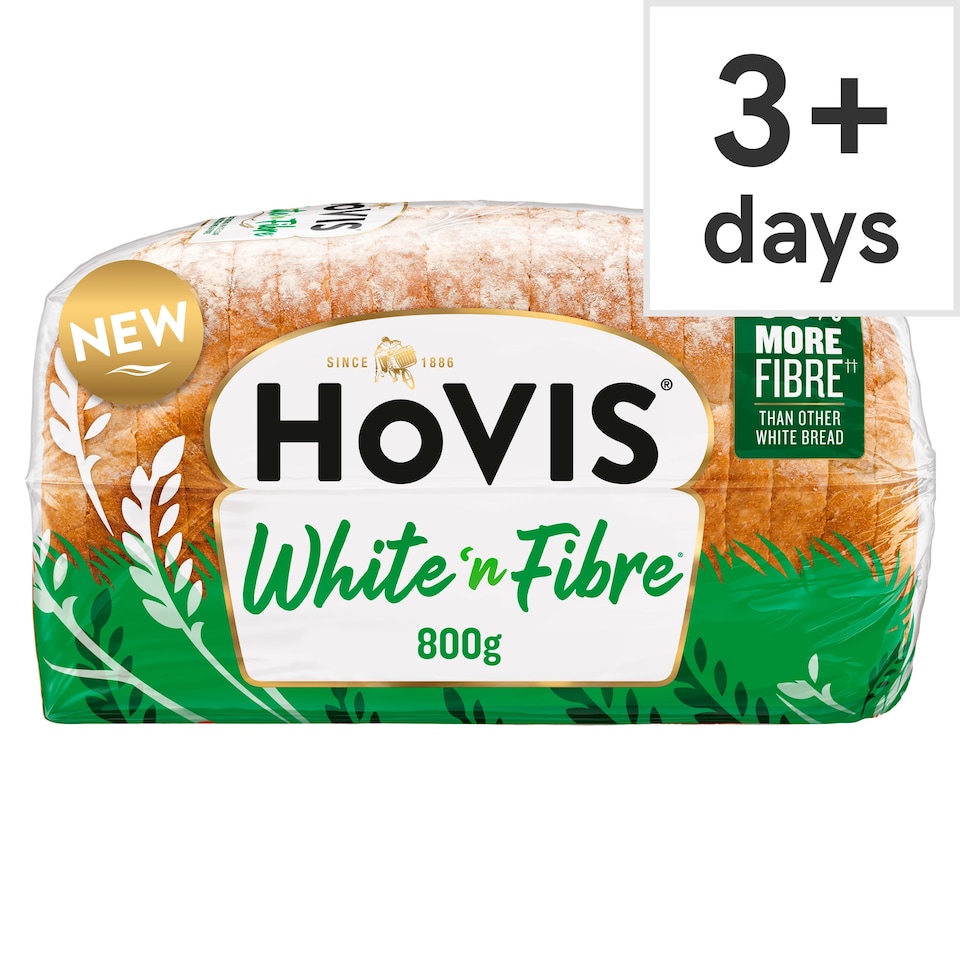 image 1 of Hovis White 'n' Fibre Sliced Bread 800g