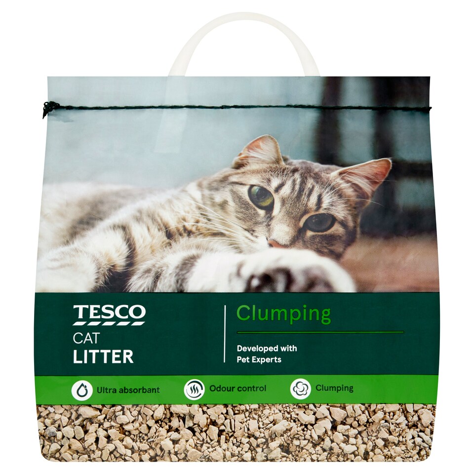 Tesco Clumping Cat Litter Odour Control 10L