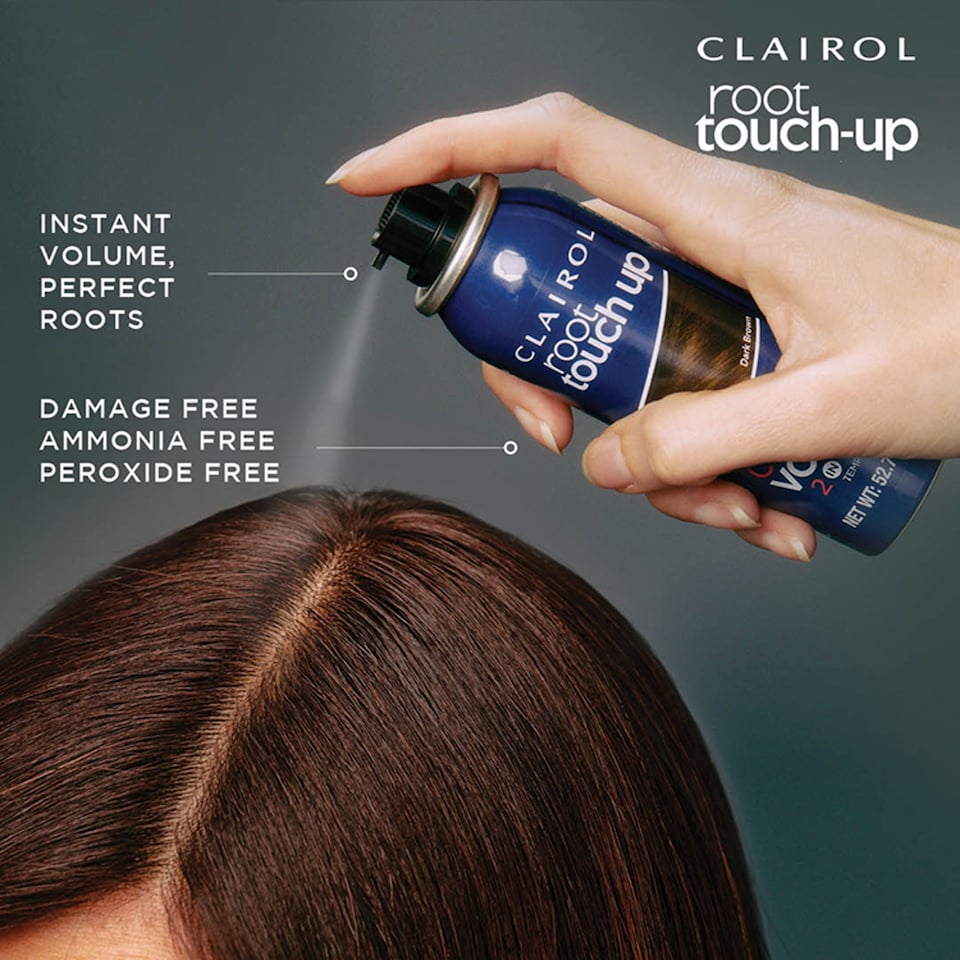 image 1 of Clairol Root Touch up 2 in 1 Spray Medium Brown 75ml