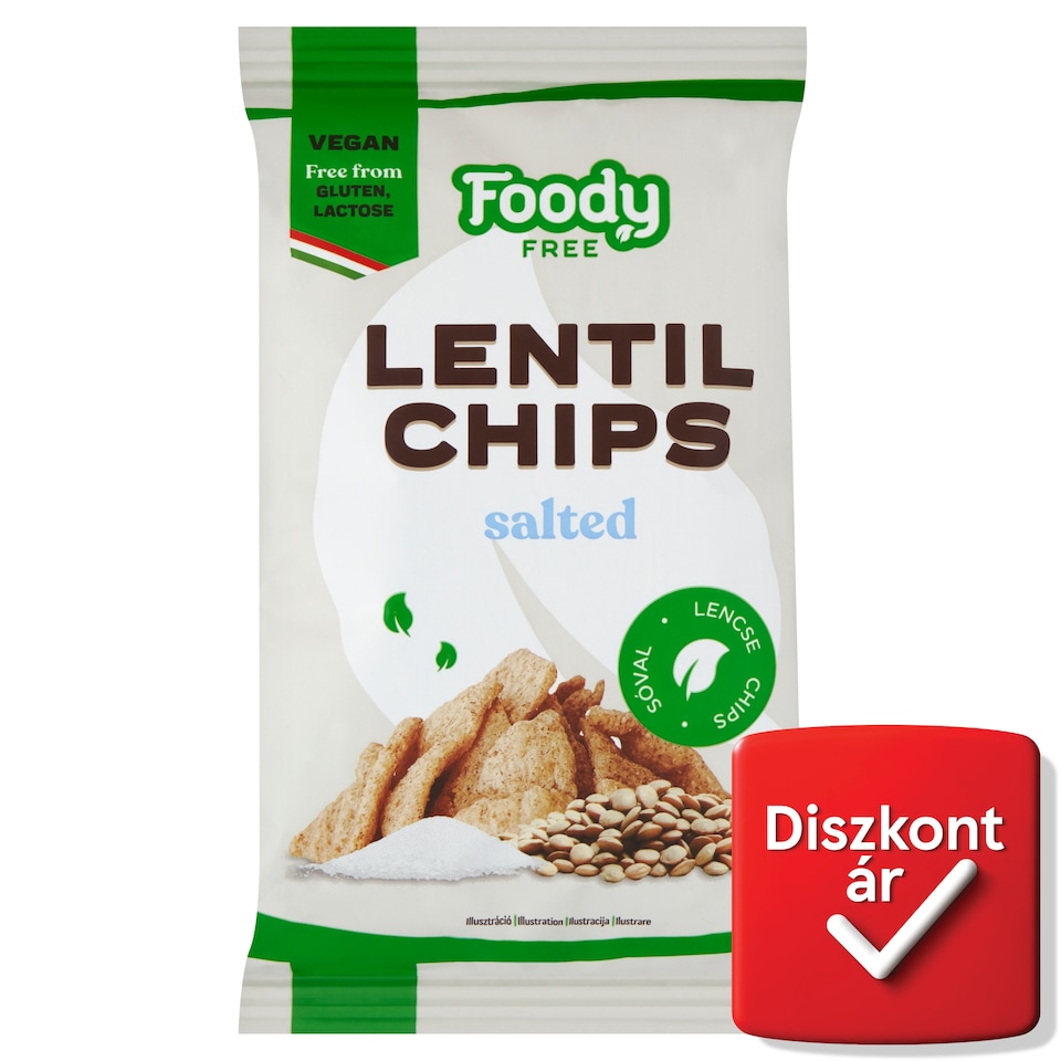 Foody Free lencse chips sóval 50 g