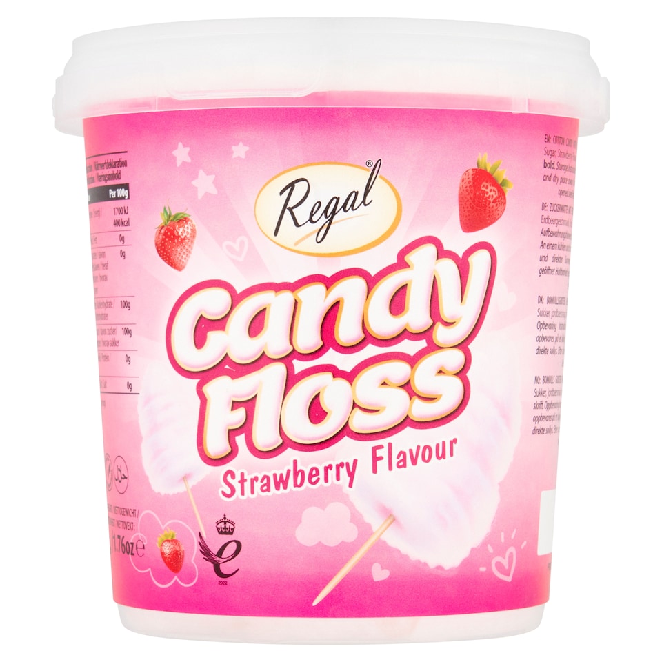 Regal Candy Floss Strawberry Flavour 50g