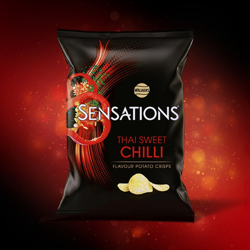 image 1 of Walkers Sensations Crisps - Thai Sweet Chilli 150g