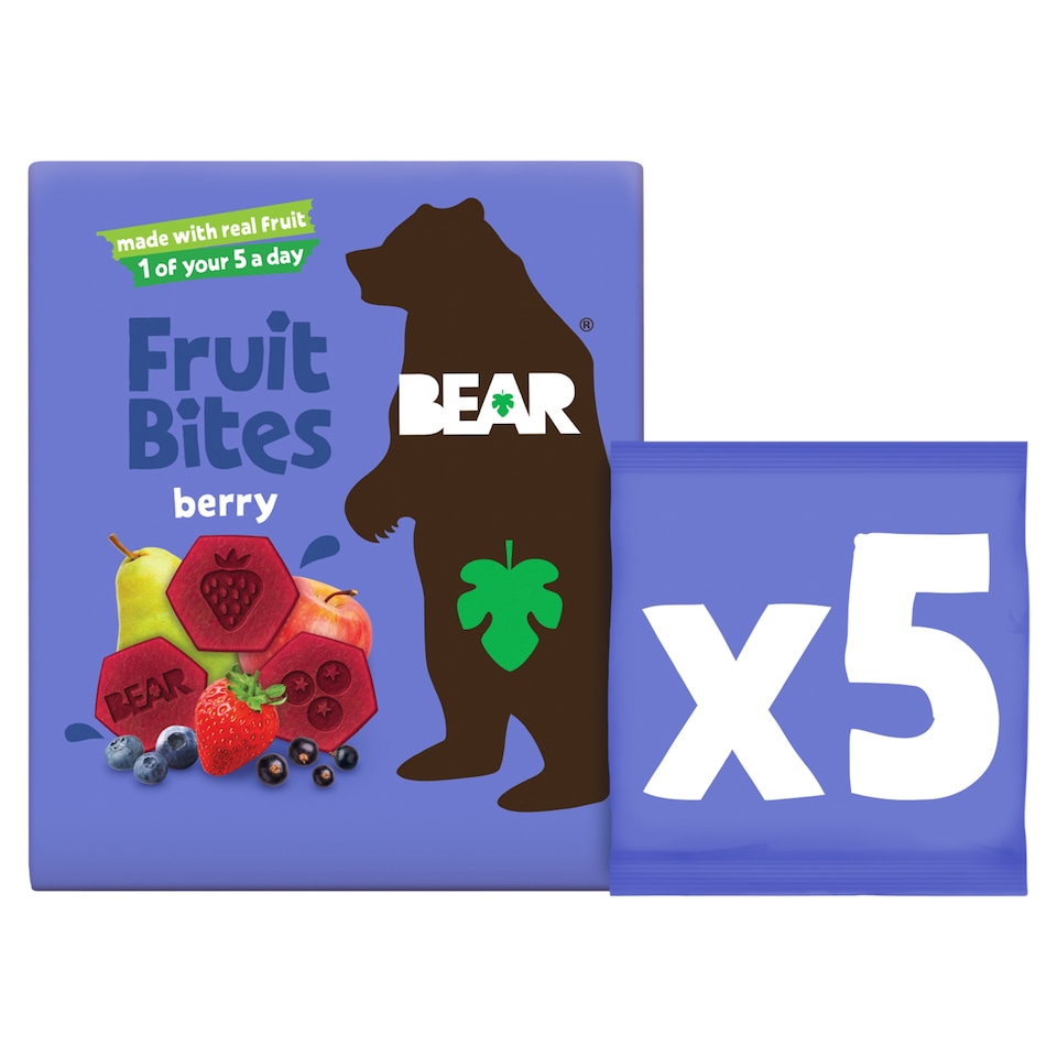 BEAR Fruit Bites Berry 5x20G