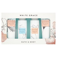 White Grace Bath & Body Gift Set 350Ml White Grace Indulgence Gift Set Tesco