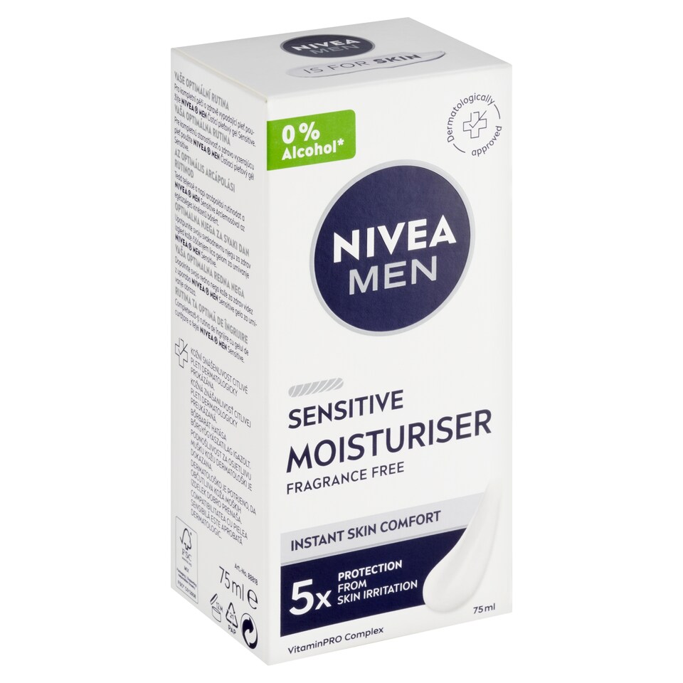 obrázok 1 z Nivea Men Sensitive Hydratačný pleťový krém 75 ml