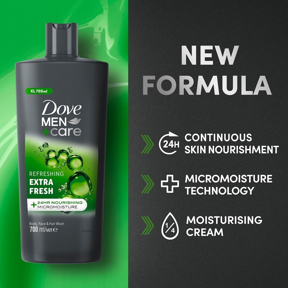 image 1 of DOVE Men+Care Shower gel extra fresh 700 ml