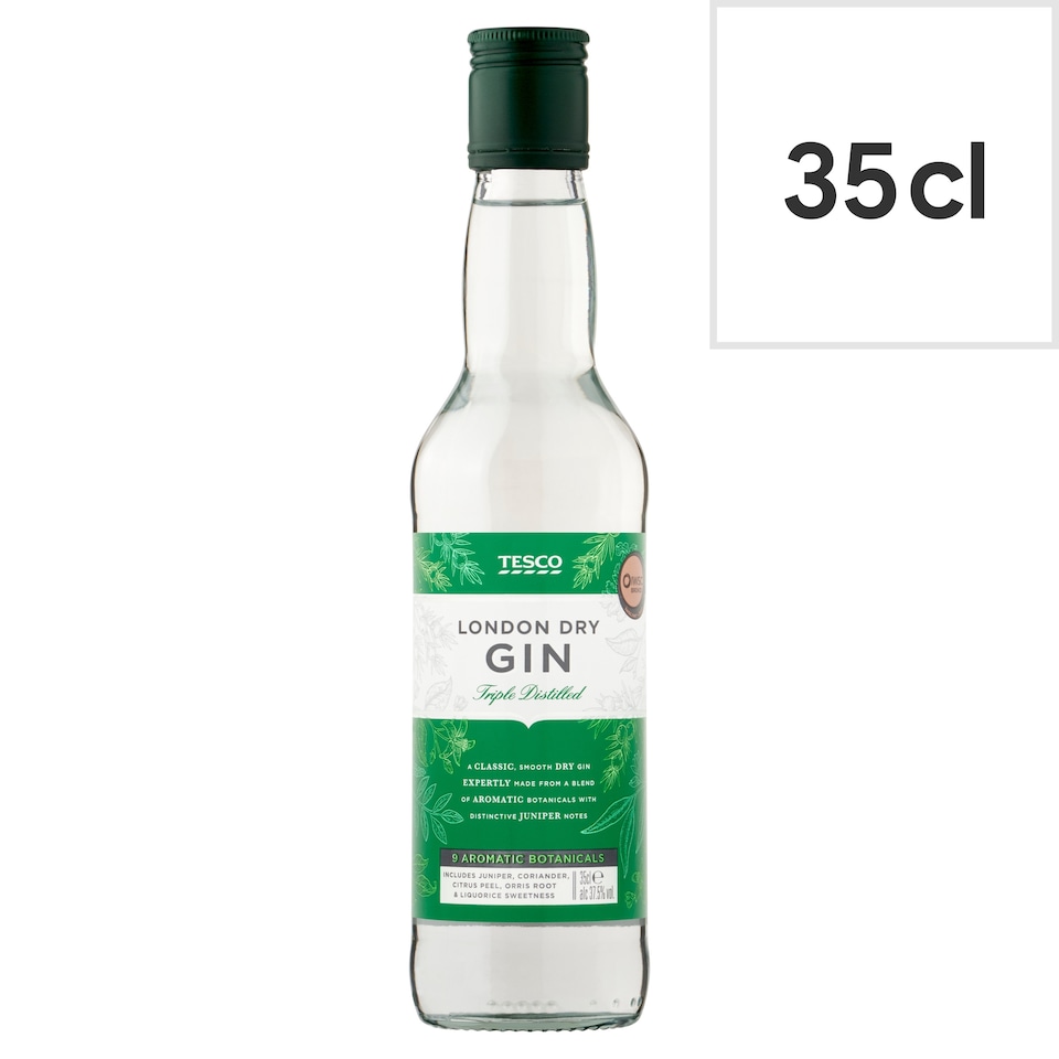 Tesco London Dry Gin 35cl