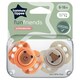 image 1 of Tommee Tippee Fun Style Soothers for Newborns, 6-18m, Pack of 2