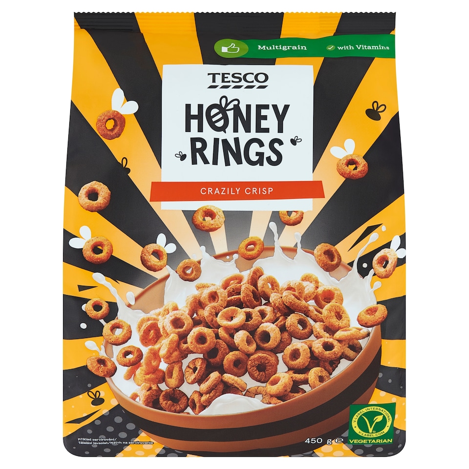 Tesco Honey Rings 450 g