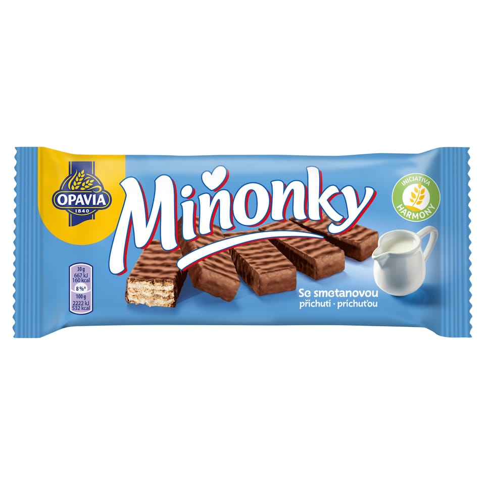 Opavia Miňonky Biscuits Creamy 50 g