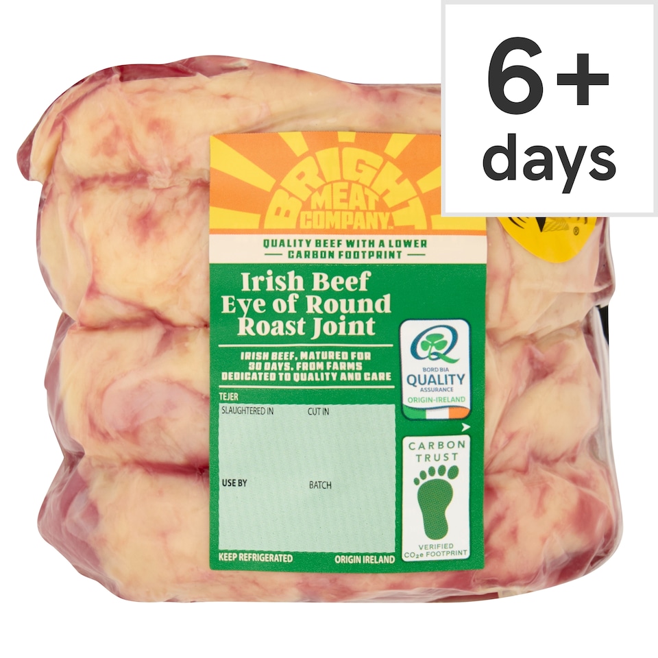 BRIGHT MEAT COMPANY Irish Beef Eye of Round Roast Joint 650g