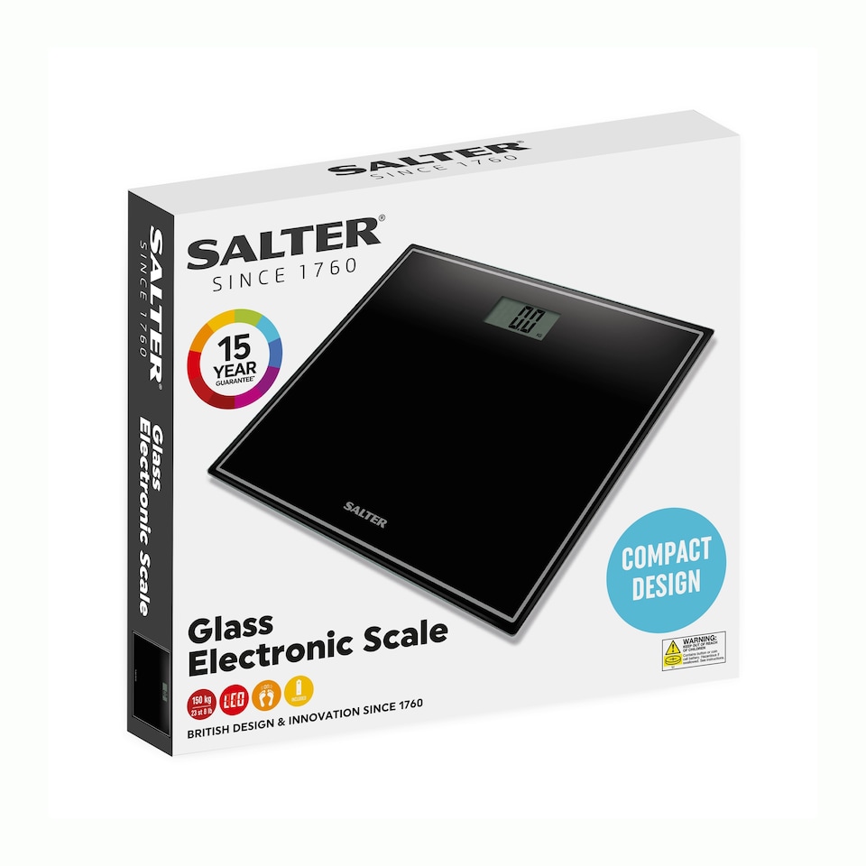 image 1 of Salter Compact Electronic Scale 9207 Black