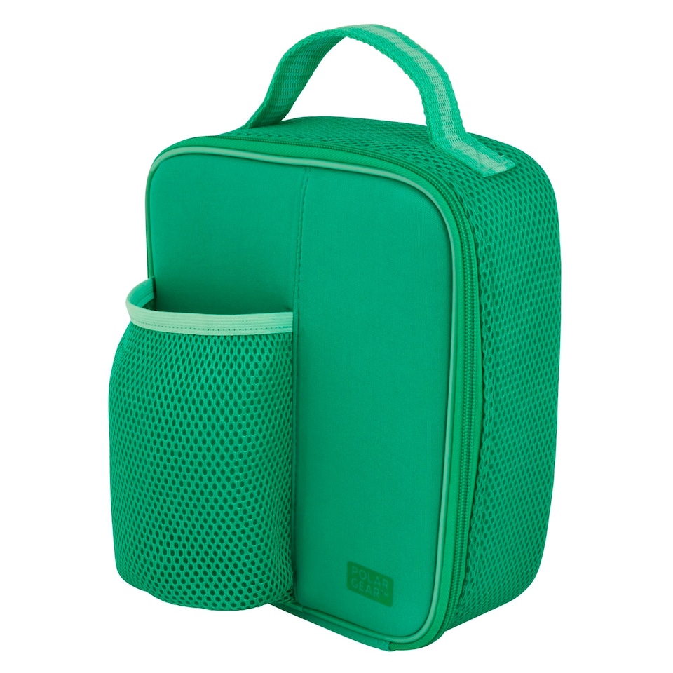 image 1 of Polar Gear Plain Green Lunch Bag with Bottle Holder