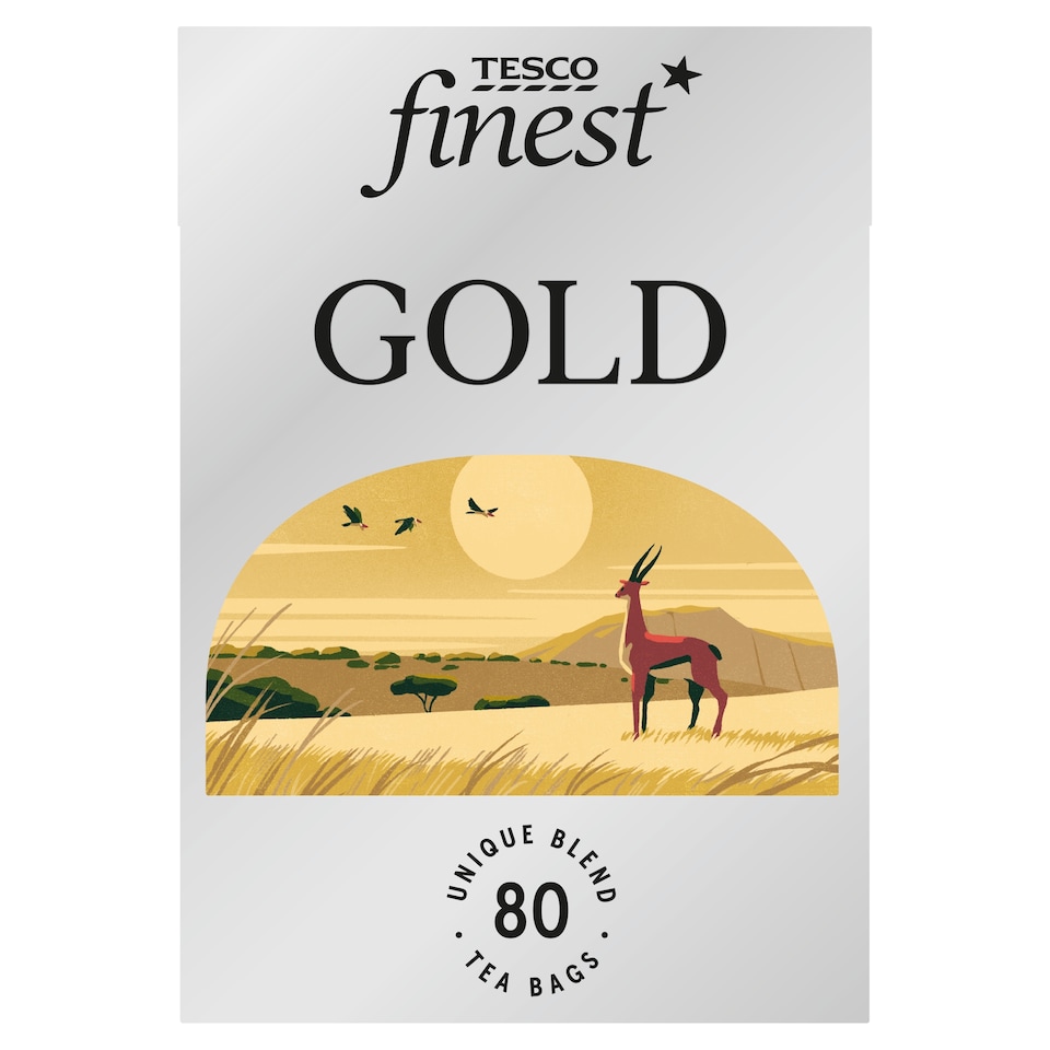Tesco Finest Gold Tea Bags 80 Pack 250g