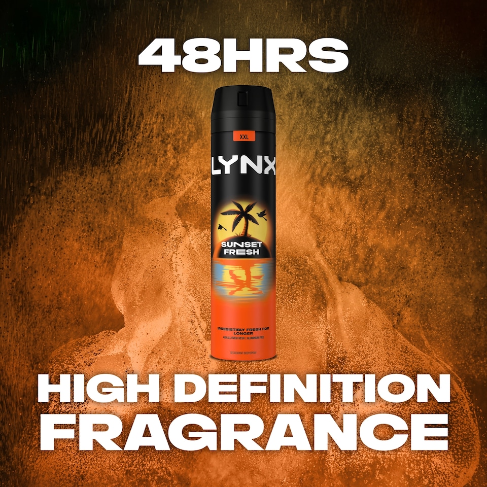 image 1 of Lynx Deodorant Bodyspray Sunset Fresh 250ml