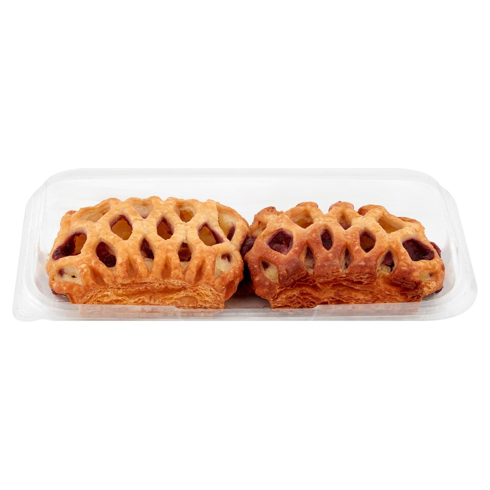 Tesco 2 Winter Berries & Custard Danish Pastry