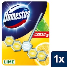 Domestos Power 5 Lime Rim Block 55G